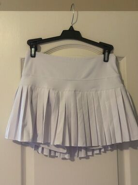 Gold Hinge Pleated Tennis Skirt